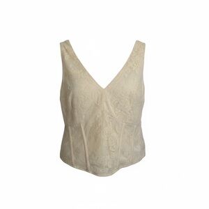Torrid Ivory Lace Corset Top